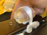 Moaning Male Fucking Fleshlight and Dirty Talking to an Intense Shaking Orgasm - fap2it