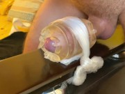 Preview 2 of Moaning Male Fucking Fleshlight and Dirty Talking to an Intense Shaking Orgasm - fap2it