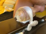 Preview 4 of Moaning Male Fucking Fleshlight and Dirty Talking to an Intense Shaking Orgasm - fap2it