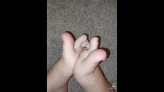 热身我的脚趾