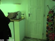 Preview 2 of DELIVERY GUY CUMS AS MAL HAS NO CASH TO PAY. BLOWJOB, CUMSHOT,HER STEP-DAD BEHIND THE DOOR - AMATEUR