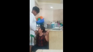 Domestic Employee Fucking And Sucking When My Wife Is Distracted