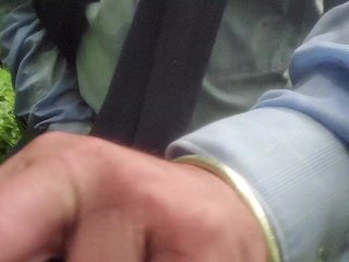 Masturbation in service area on a motorway
