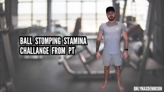 CBT ball stomping stamina challenge do personal trainer