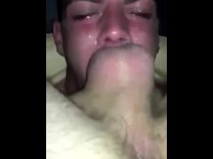 Rough cum in mouth