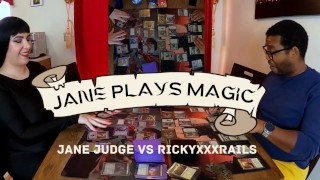 Джейн играет в Magic Эпизод 1 - Голлум против Эммары, Гиза и Геральф против Одрика с Джейн Джадж и Рикиксом
