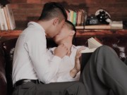 Preview 1 of Asian couple make love, a boys' love twink dream (Tyler Wu & Dane Jaxson)