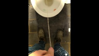 POV Longest Piss Of My LIFE Desperate Long Piss After Watching Oppenheimer In Cinema