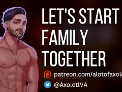 [M4F] Let’s Start A Family Together | Gentle Mdom Husband ASMR Audio Roleplay