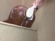 Preview 4 of BWC deep dicks toy for a deep clean in the shower! (Full vid with Cumshot on OF)
