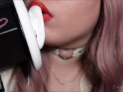 Preview 2 of SENSUAL ASMR -💦 WET LICKING, BODY MASSAGE, EARS EATING, SPIT PAINTING