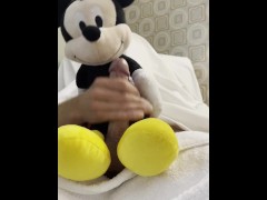 Mickey Mouse Cranks one out! Jerk off and cum!