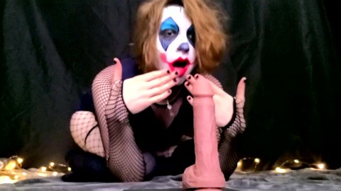 ⊹ tgirl clown jerks you off ⊹