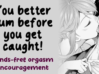 Stranger Whispers in your Ear until you Cum | Hands-Free Public Orgasm Encouragement RP