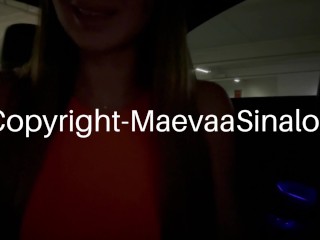 Maevaa Sinaloa - Uber Pipe - Je vide les couilles de 3 abonnés MYM et j'avale leurs sperme