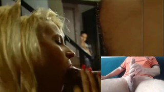 Empregada masturbandose assistindo milf fodendo com corno