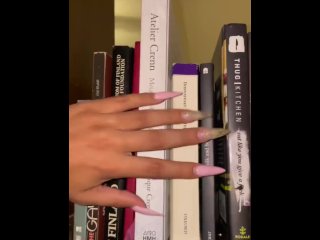 Jasmine Sherni, asmr, long nails, nails