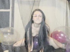 Playing with Balloons in Bed Fort