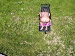 Drone selfie nude in my yard