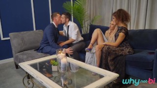 WHYNOTBI - The Husbands Start To Make Out To Turn On Their Wifes Sophia Grace & Victoria Voxxx