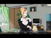 Preview 1 of Kunoichi Trainer - Naruto Trainer [v0.21.1] Part 119 Sexy Blonde Secretary Stocking By LoveSkySan69