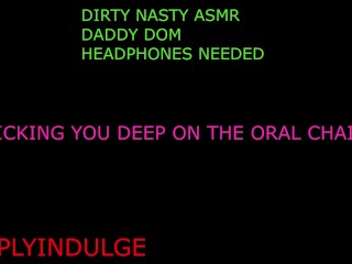ORAL CHAIR GETTING EATEN OUT AND FINGER FUCKED ON THE CHAIR (AUDIOROLEPLAY) SOL MALE DIRTY NASTY