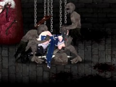 【H GAME】魔女は復讐の夜に♡拘束アニメーション③ エロアニメ - Screenshot 1 of 16 - Gangbang