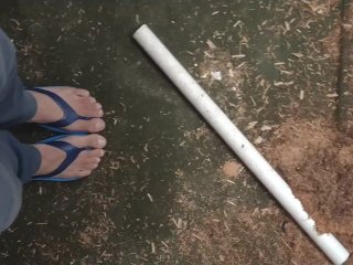 Look my feet! You all looking?