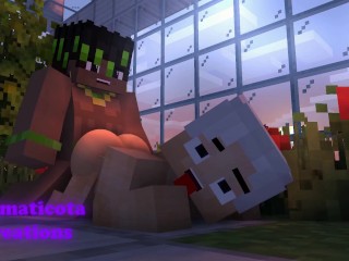 Sexo Selvagem Na Estufa | Minecraft Gay Sex Mod