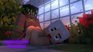 Wild Sex In The Greenhouse With A Gay Sex Mod For Minecraft