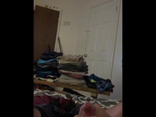 Jacking off in bed