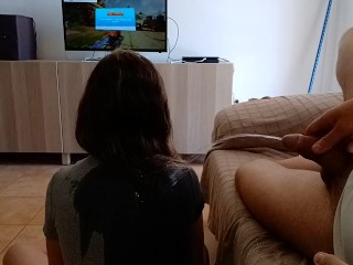 I Secretly Urinate on my Girlfriend while she Plays the Console (First Part)