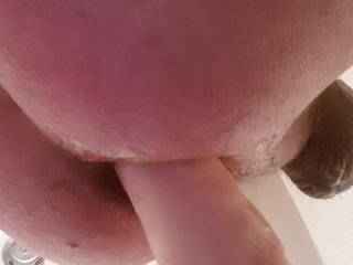 anal dildo ride, verified amateurs, ass fuck, amateur