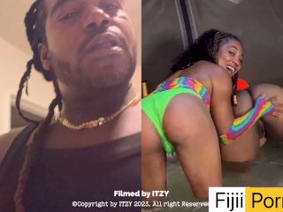 doggystyle, ebony, extreme anal gape, anal queen