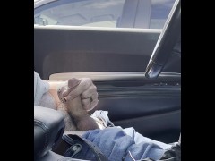 Almost caught masturbating in a hobby lobby, parking lot, loud moan