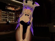 Preview 2 of Special sex sevice from a cute hot bunny waitress~