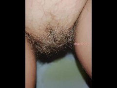 Amateur White Teeny Girl Pissing in the morning with Slow motion