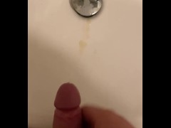 Went to brush my teeth… Came instead. Quick and quiet orgasm.