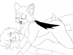 Rouge riding my femboy cock until I CUM!💦🦇 (@flirtyfawn696 @_spankee_18 @berryguild)