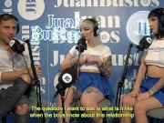 Preview 5 of Pretty Babes get so horny kissing and having orgasms together complete chapter | Juan Bustos Podcast