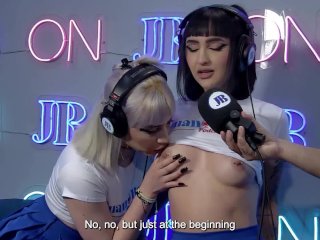 big tits, brunette, friends, masturbation