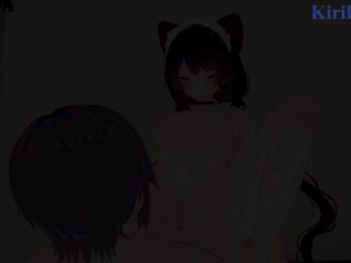 Inui Toko and I have intense sex in the bedroom. - Nijisanji VTuber Hentai
