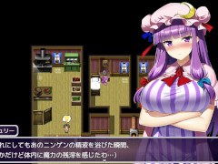 【#01 東方エロゲー(体験版)実況】魔力を失ったパチュリーが体を売って働くお話 宿屋の主人にパイズリフェラしたらぶっかけ顔射と口内射精されてしまい・・(爆乳パチュリー・ノーレッジ同人エロゲー) - Screenshot 13 of 16 - Bigtits Hentai