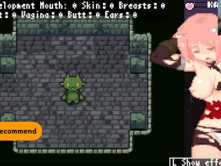 small tits, hentai pixel game, pixie, hentai