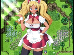 【アニメーションエロゲー実況(体験版)】メイド喫茶で働くリンダの童貞ショタ調教！ 金髪爆乳黒ギャルメイドにキスしながらの中出しセックスで筆おろししてもらい・・（モーションRPG同人エロゲー henta 5/16