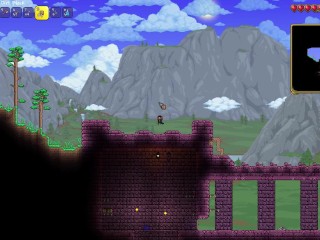 TERRARIA #3- Exploring Left Side and Breaking Potts