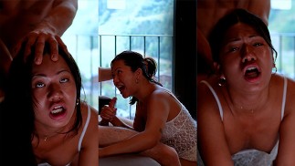 ASIATIQUE SE FAIT PRENDRE SAUVAGEMENT PAR LES CHEVEUX - Pavelena  