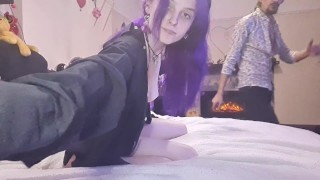 Purplemiss loves it rough and big