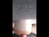 my first fleshlight cumshot