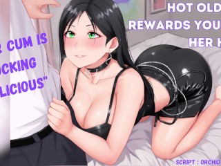 "your Cum is Fucking Delicious!" Hot Older GF Rewards you with her Holes [very Horny] [audio Porn]